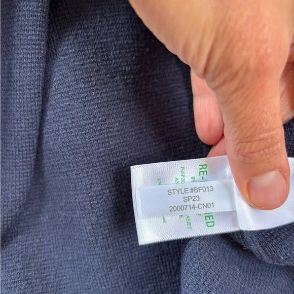 J. Crew Wool Blend Navy Sweater Blazer Coatigan Classic Preppy Career Small - Picture 10 of 10